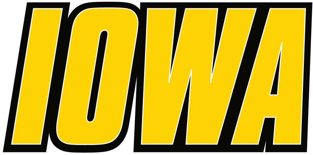 Iowa Hawkeyes Wordmark Logo - NCAA Division I (i-m) (NCAA i-m) - Chris ...