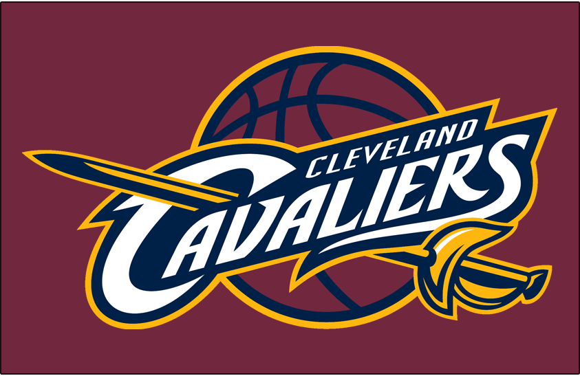 Cleveland Cavaliers Logo Primary Dark Logo (2010/11-2016/17) - Primary on Wine SportsLogos.Net