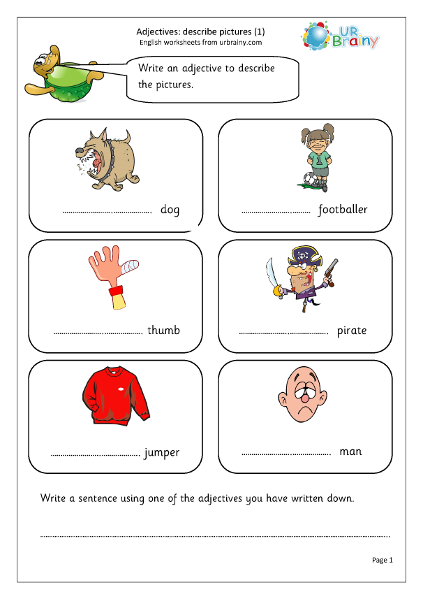 Using Adjectives In Writing