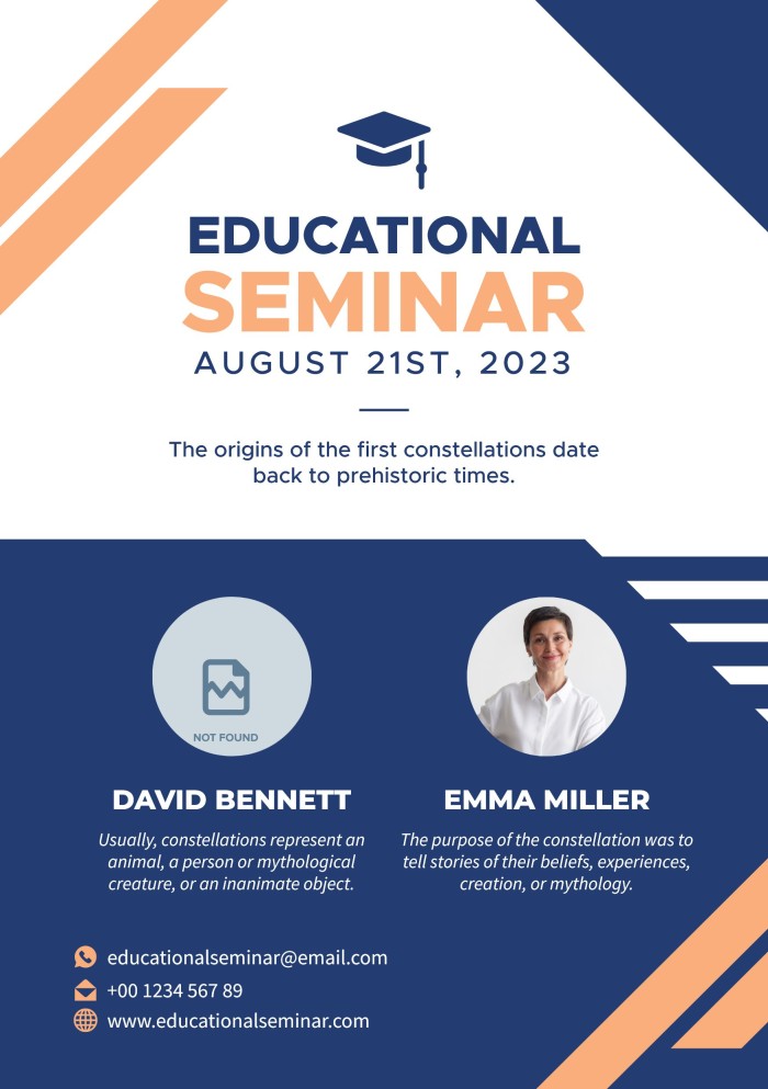 Personalize this Geometric Professional Educational Seminar Invitation ...