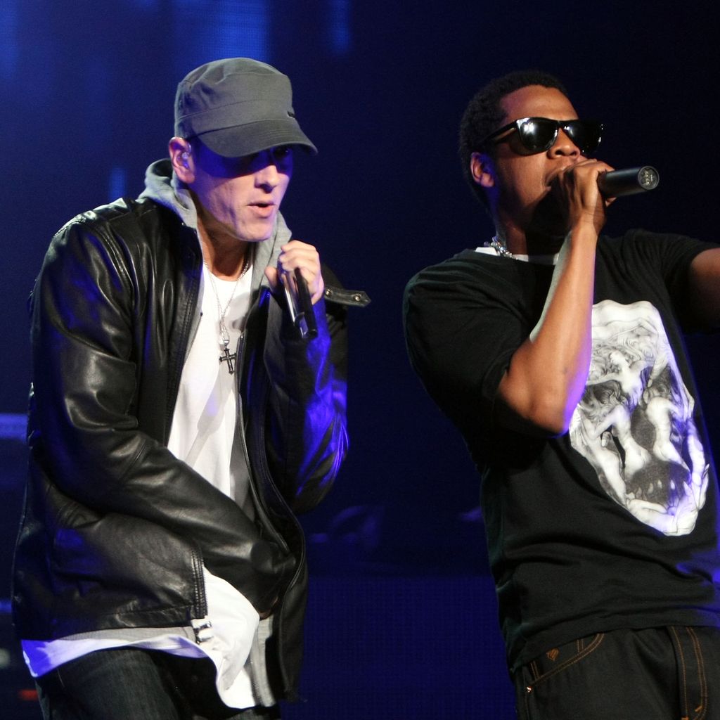 Eminem und Jay-Z im Jahr 2009