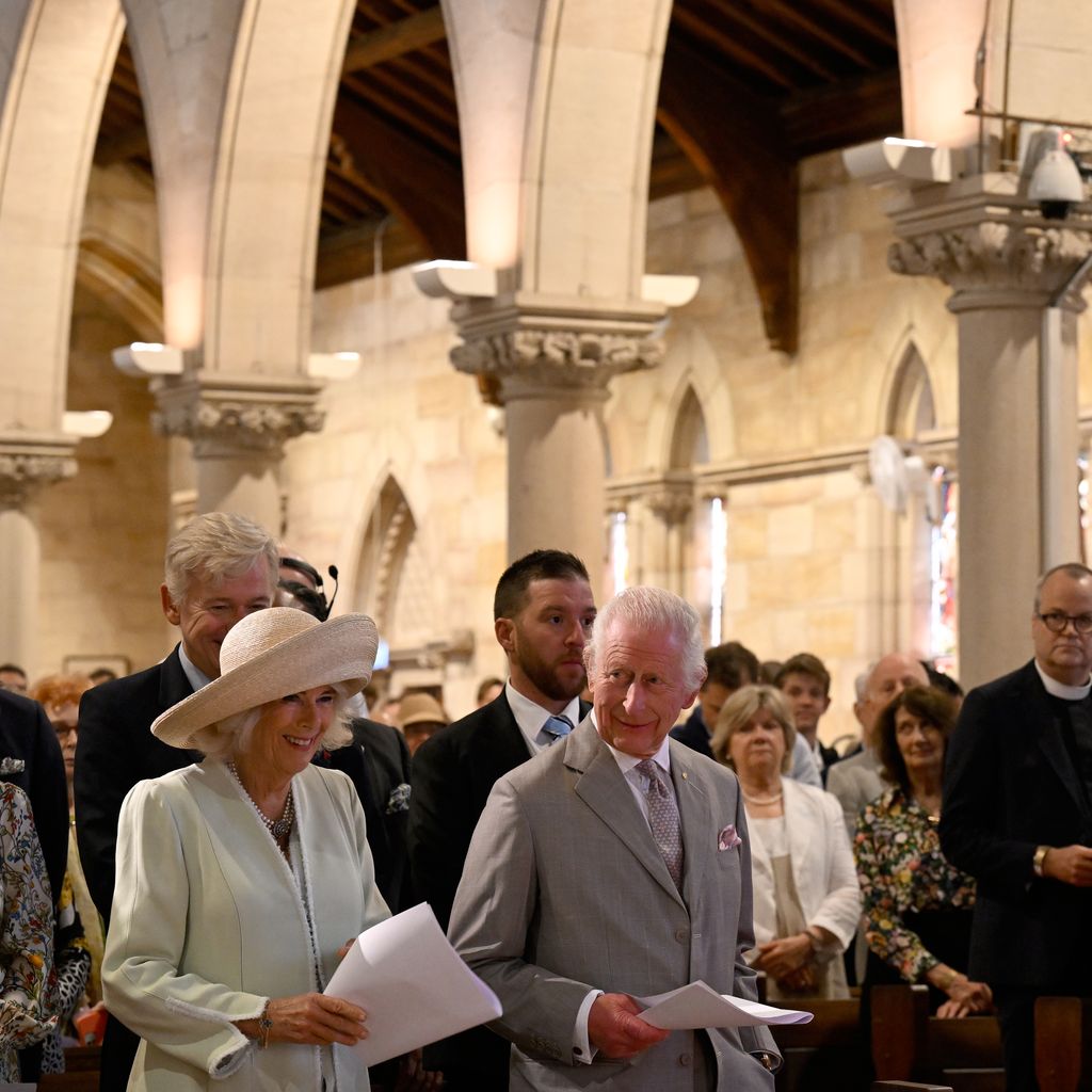 Königin Camilla und König Charles beim Gottesdienst in Sydney, Oktober 2024