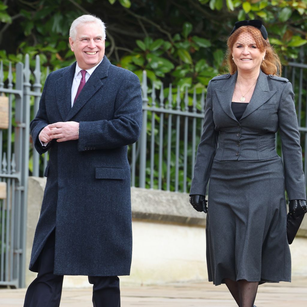 Prinz Andrew und Sarah Ferguson beim Gottesdienst für König Konstantin