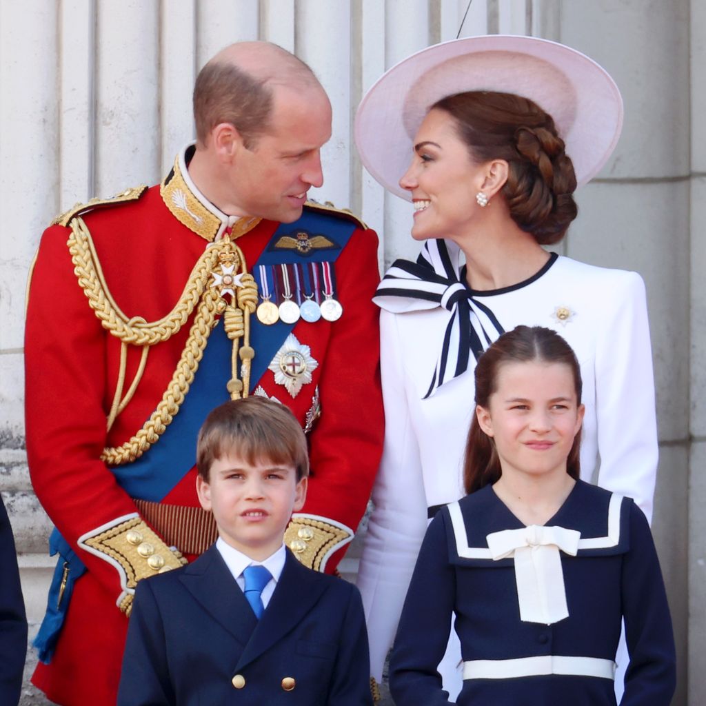 Prinz William und Prinzessin Kate mit ihren Kindern George, Charlotte und Louis