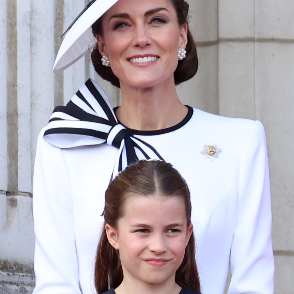 Prinzessin Kate und Prinzessin Charlotte beim Trooping the Colour 2024