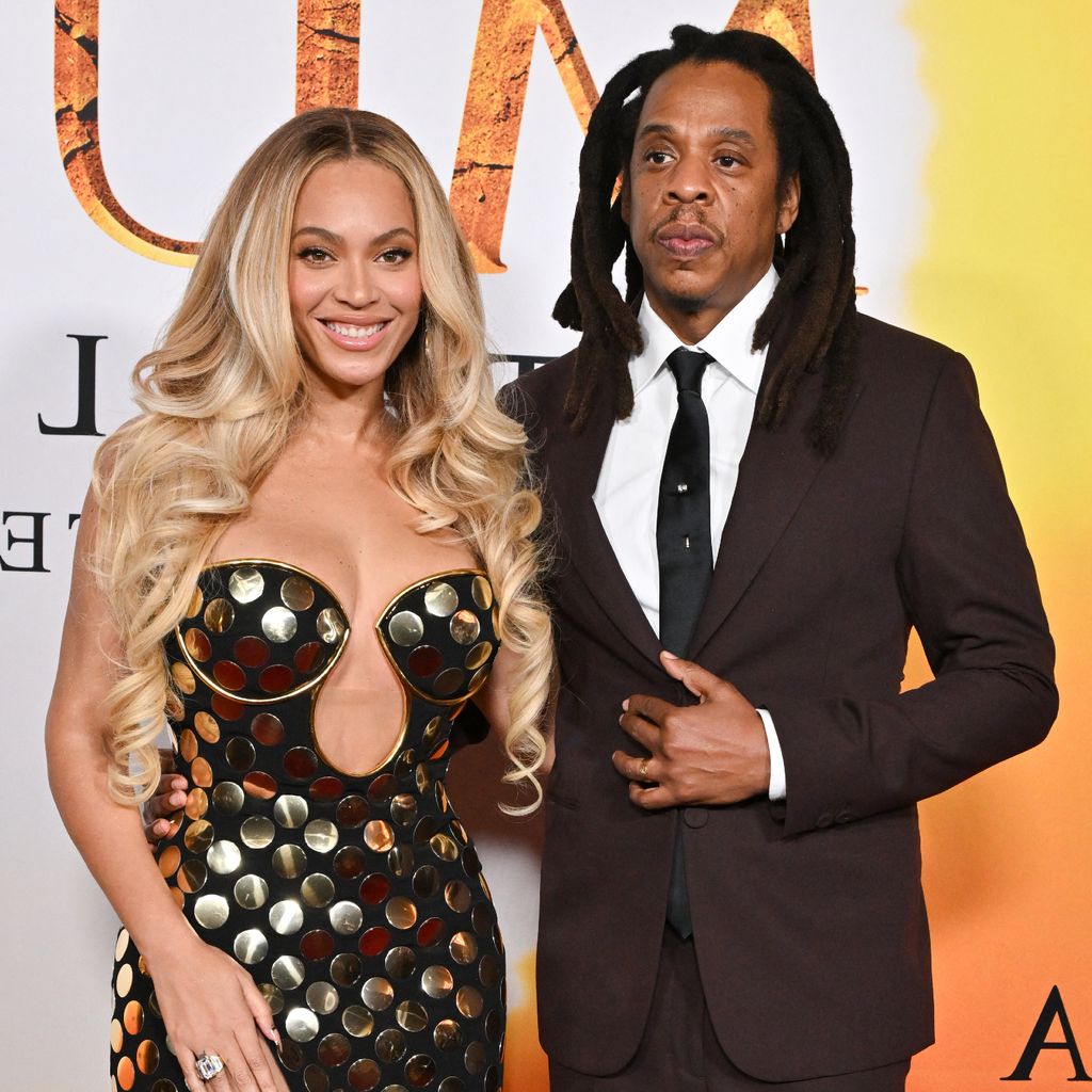 Sängerin Beyoncé und Rapper Jay-Z auf einer Filmpremiere, 2024