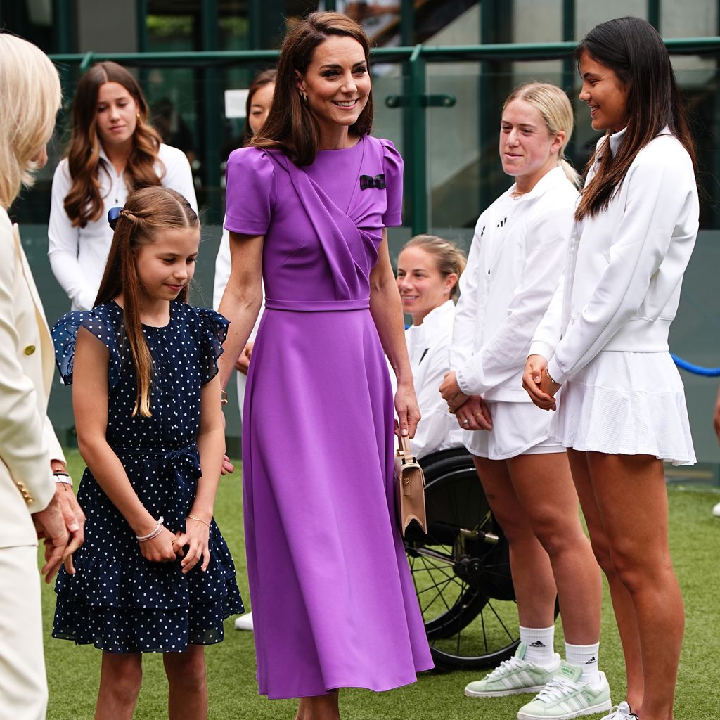 Prinzessin Kate mit ihrer Tochter Charlotte bei den Wimbledon Championships 2024