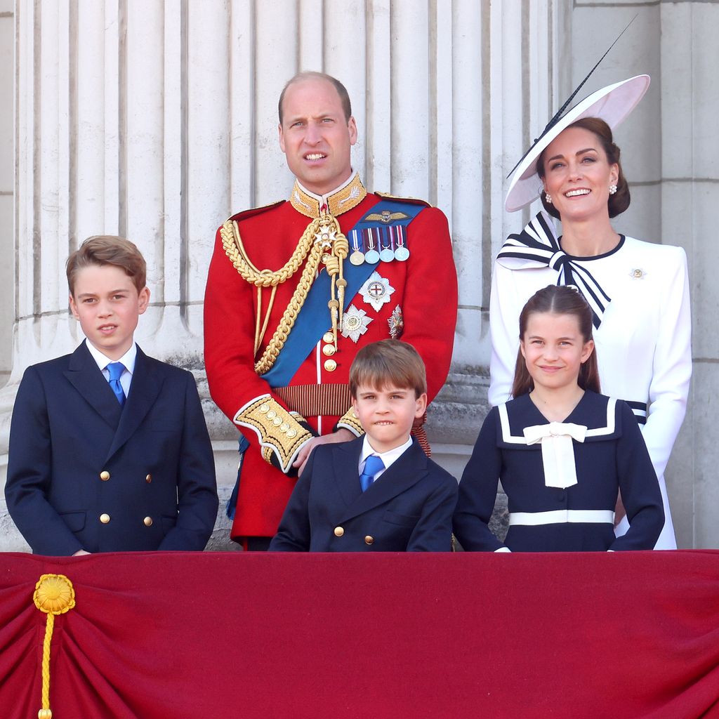 Die britischen Royals bei Trooping the Colour 2024