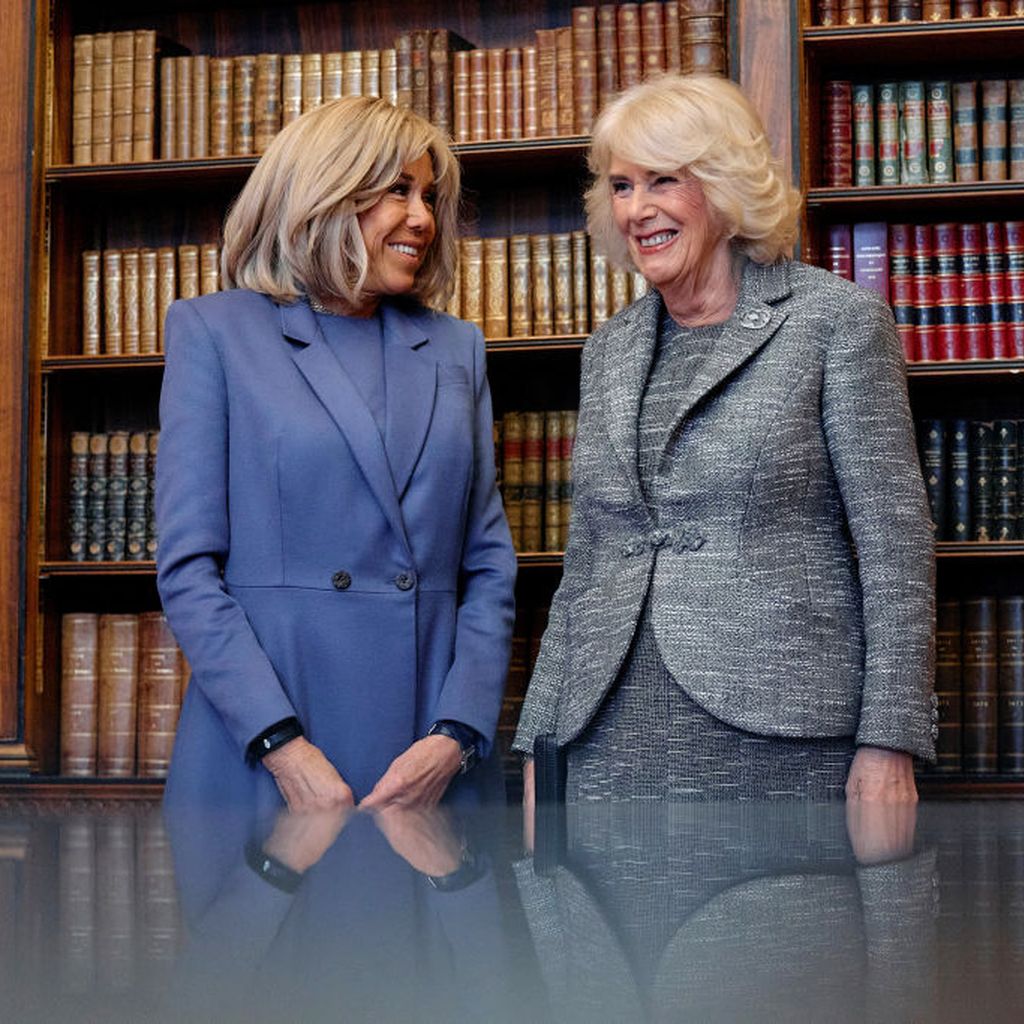 Königin Camilla und Brigitte Macron bei der "Entente Litteraire" Prize Award Ceremony, London 2024