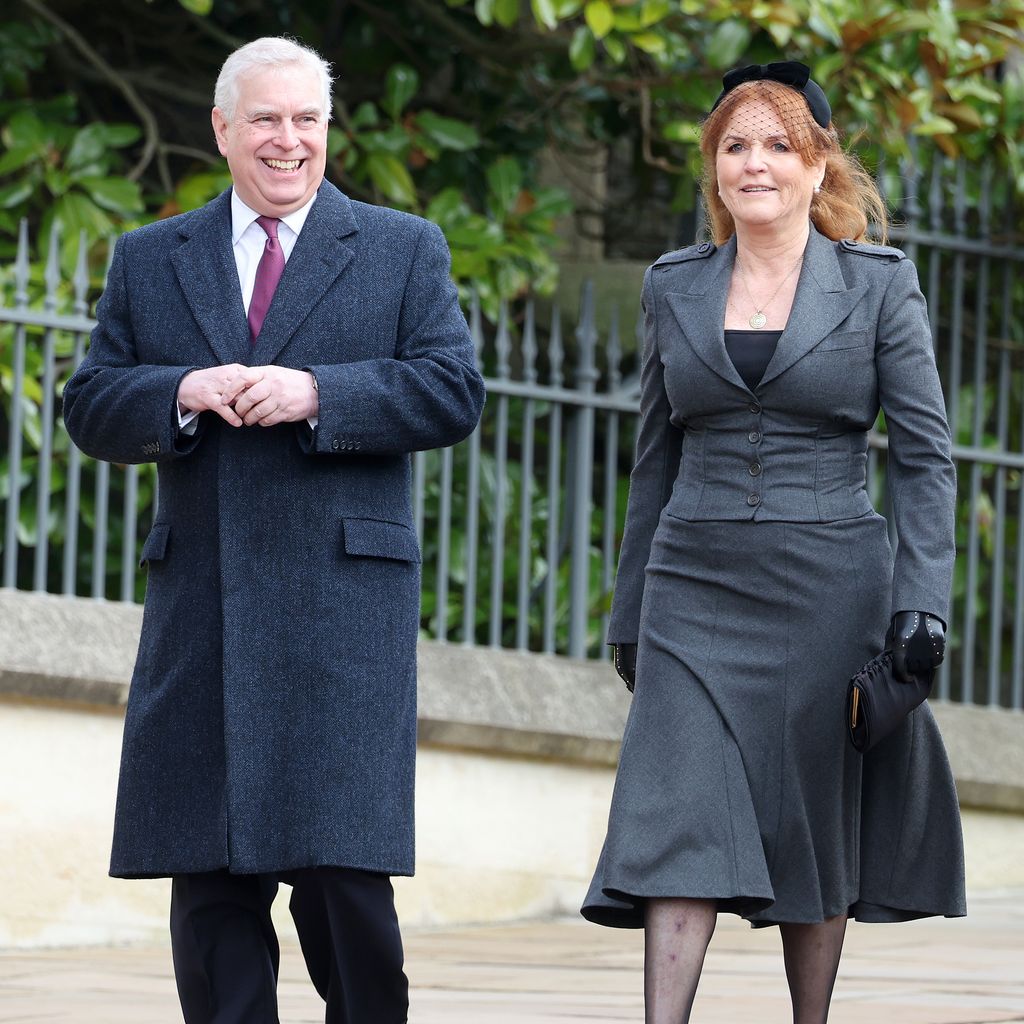 Prinz Andrew und Sarah Ferguson, Februar 2024