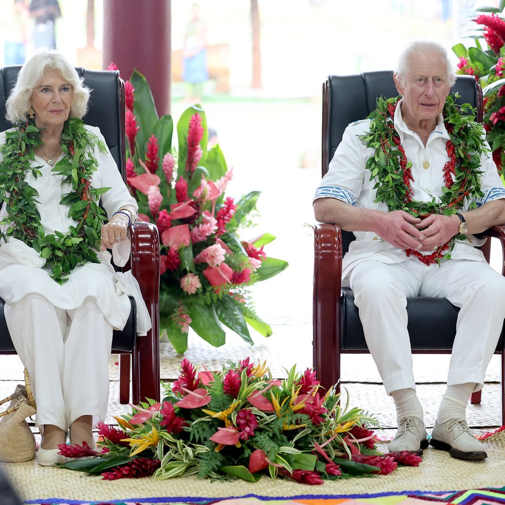 Königin Camilla und König Charles bei ihrer Samoa-Reise 2024