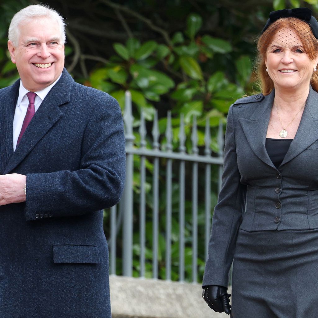 Prinz Andrew und Sarah Ferguson beim Gottesdienst für König Konstantin