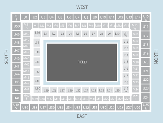  Seating Plan at Twickenham Stadium