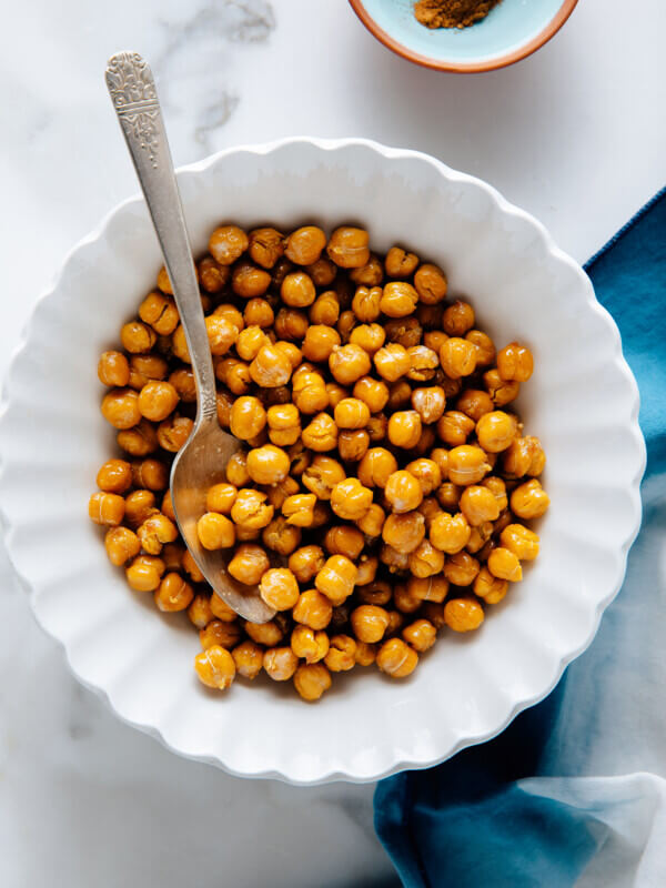 crispy roasted chickpeas recipe