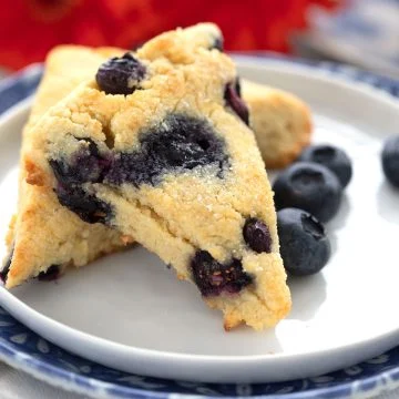 Blueberry Cottage Cheese Scones