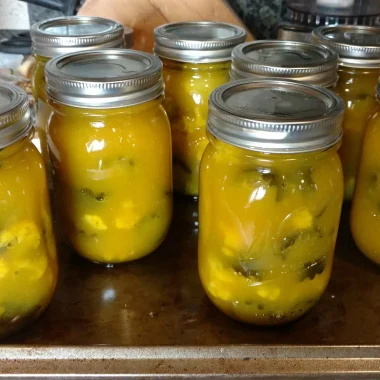 Sweet Mustard Pickles Recipe