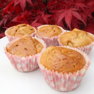 Apple & pear muffins