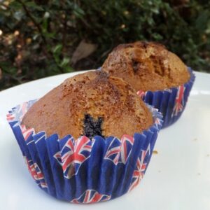 Blueberry and lemon muffins