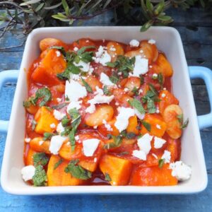 Bean and sweet potato stew