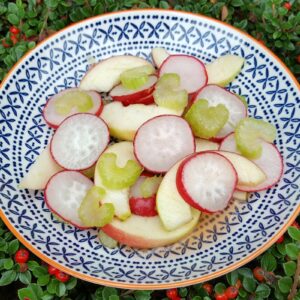 Apple and radish salad