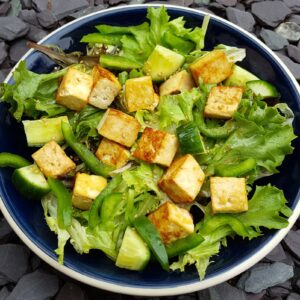 Asian-style tofu salad