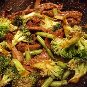 Beef, Bean and Broccoli Stir Fry