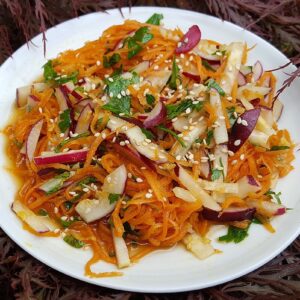 Asian carrot and radish salad