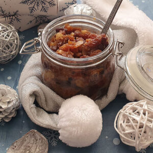 Almond and peach mincemeat