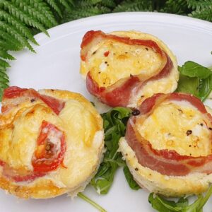 Bacon and egg muffins