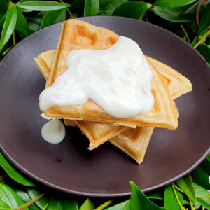 Easy vanilla waffles