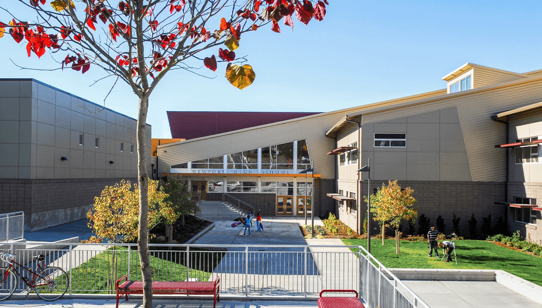 Newport High Banner