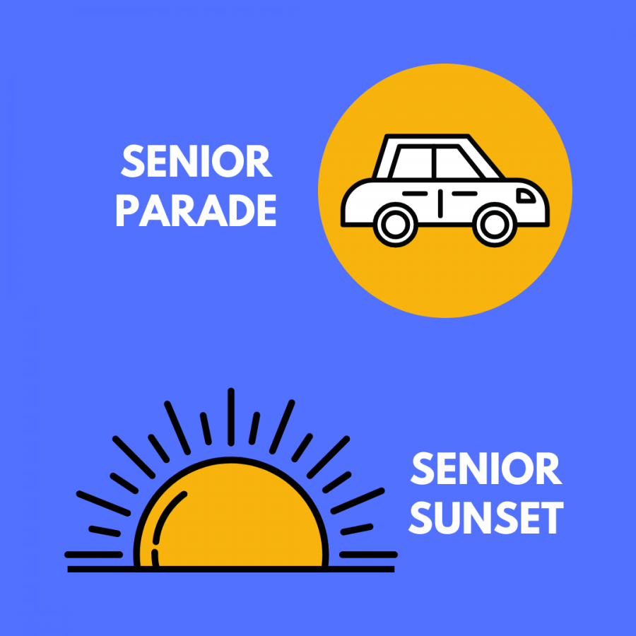 Two exciting senior events, the senior parade and the senior sunset, will be held on June 10.