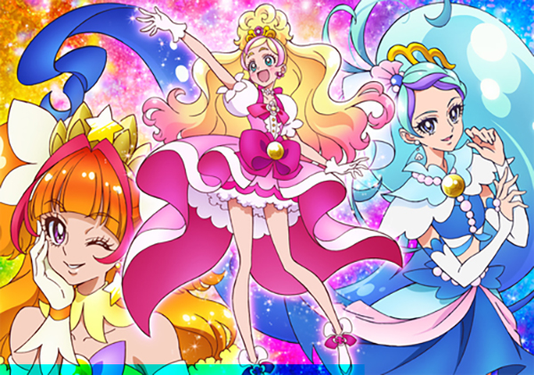 "プリキュアシリーズ"第12作目は「つよく、やさしく、美しく！」
「Ｇｏ！プリンセスプリキュア」
2015年2月1日（日）朝8時30分より、ABC・テレビ朝日系列で放送開始