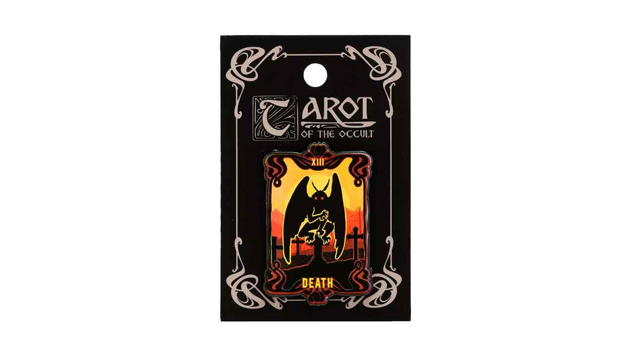 Death Tarot Card Pin – Cosmonauta Shop