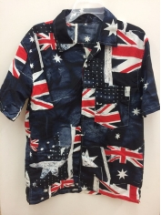 Australia Flag Shirt - Men's Costumes