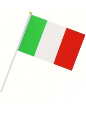 Italian Flag on Stick - Country Flags