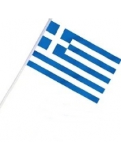 Greek Flag on Stick - Country Flags