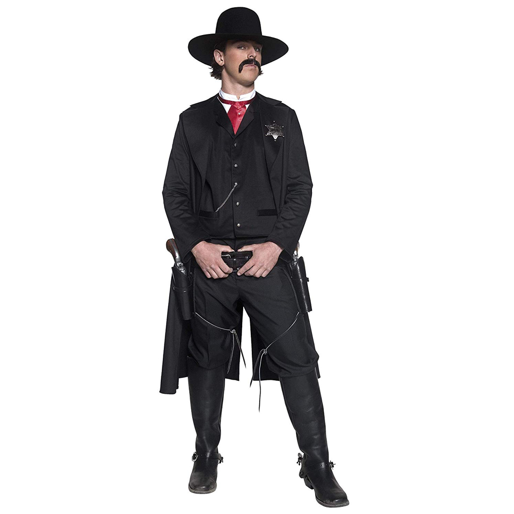 Wyatt Earp Costume - Tombstone Fancy Dress - Wyatt Earp Complete Costume