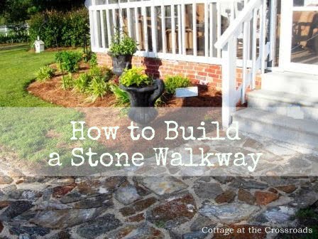 How to build a stone walkway