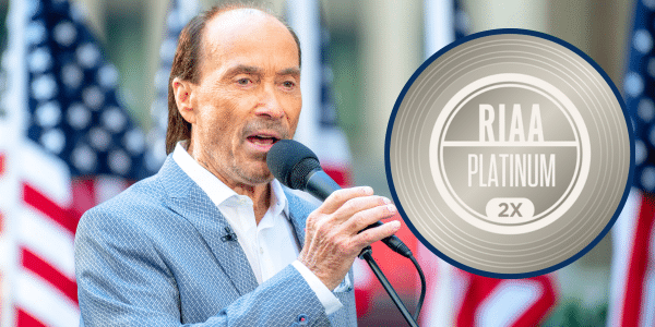 Lee Greenwood's "God Bless the U.S.A." has been certified 2x Platinum