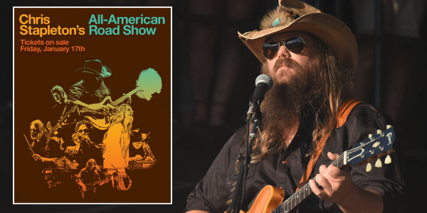 Chris Stapleton Announces 2025 "All-American Road Show" Tour Dates