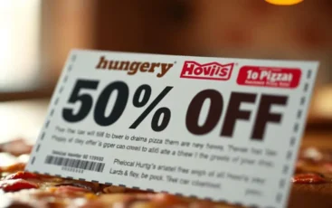 Get 50% off your favorite pizza with this Hungry Howie's coupon.