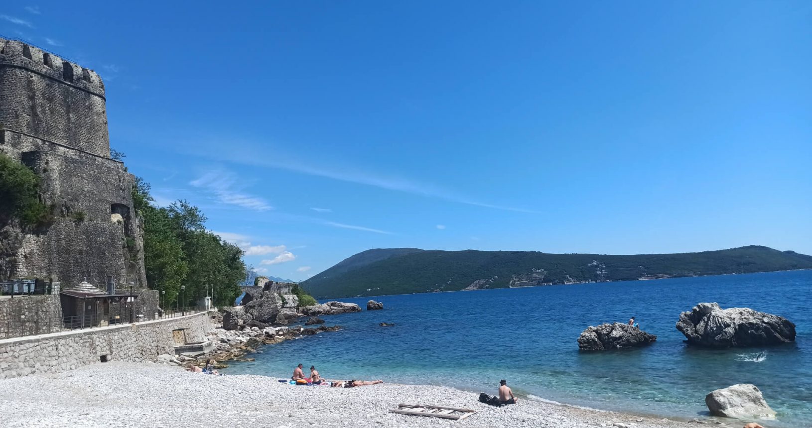 Main Herceg Novi Beach near Old town