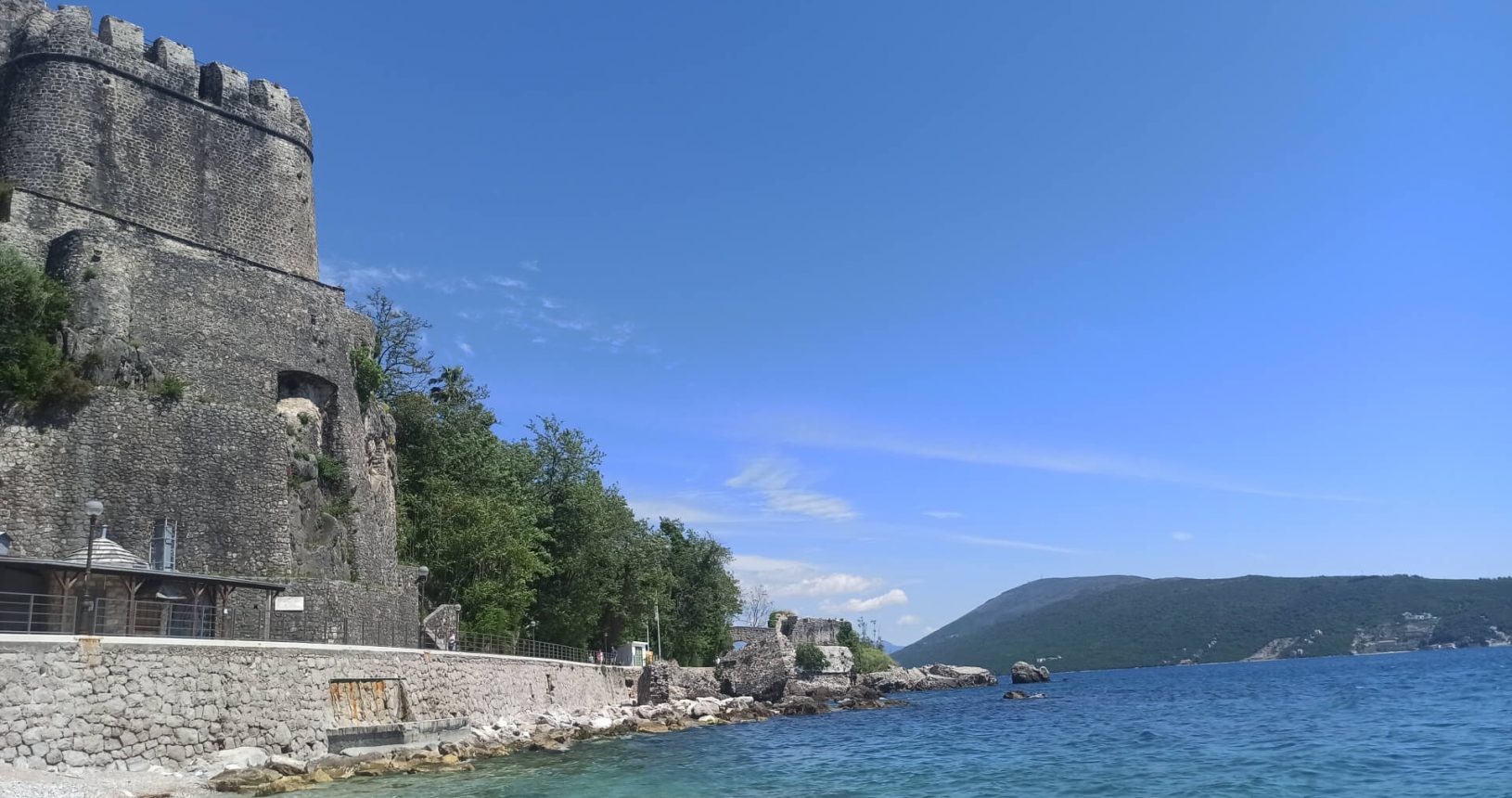 Old town Herceg Novi. Herceg Novi Beach