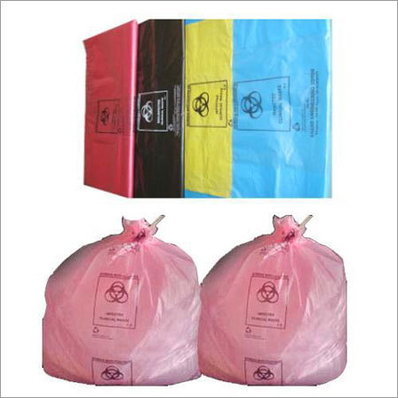 Biomedical Waste Collection Bags - Color: Red