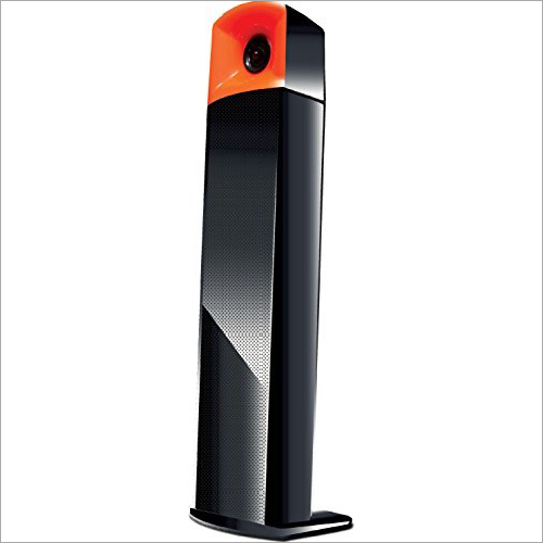 Black & Orange 2.0 Sound Bar Bluetooth Tower Speaker