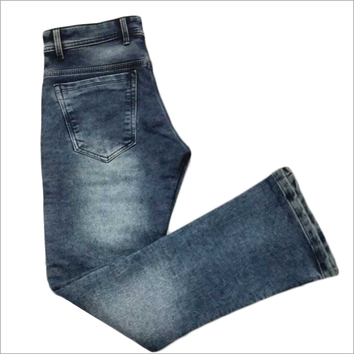 Washable Mens Blue Denim Jeans