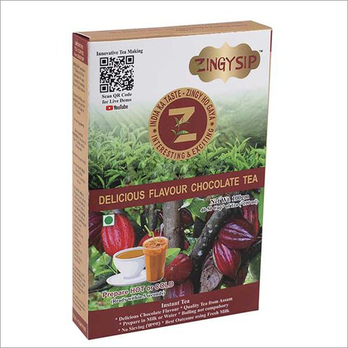 Brown 100 Gm Zingysip Instant Chocolate Tea