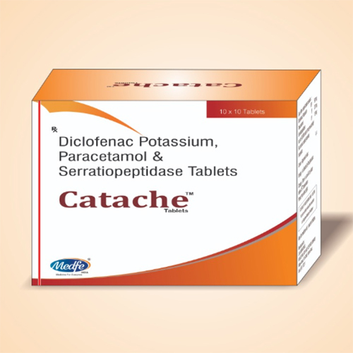 DICLOFENAC POTASSIUM AND PARACETAMOL AND SERRATIOPEPTIDASE TABLET