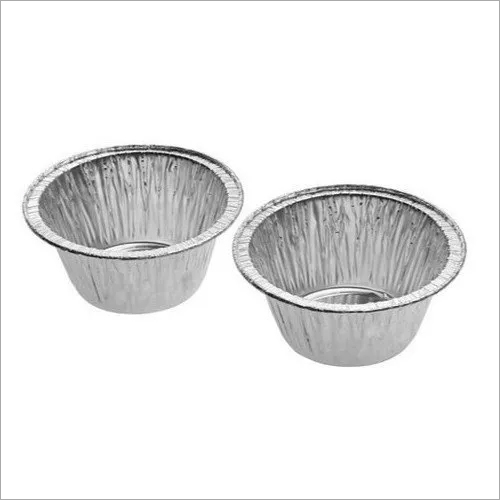 Silver Paramount Muffin Cup (120 Ml) Disposable  Aluminium Foil  Food Container